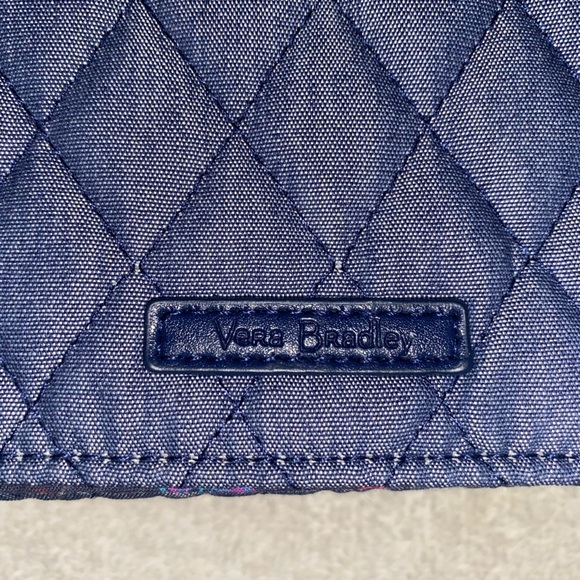 Authentic NWOT Vera Bradley Denim Crossbody/Clutch/Wristlet Handbag - Picture 2 of 10